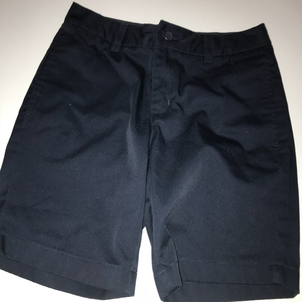 Navy blue Lands End shorts.